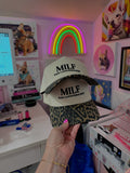 Man I Love Frenchies Leopard Embroidered Hat