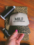 Man I Love Frenchies Leopard Embroidered Hat