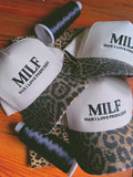 Man I Love Frenchies Leopard Embroidered Hat