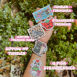 Summer Frenchie Single Stickers
