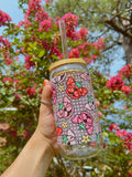 U-Pick Strawberries 16 Oz Glass Can