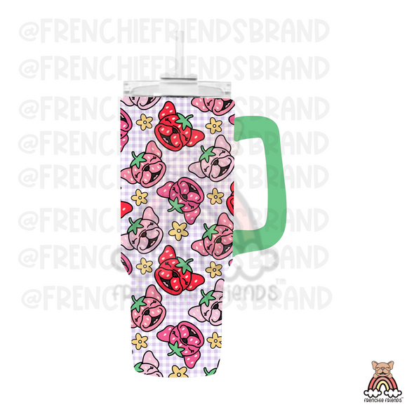 Strawberry Frenchies Tumbler