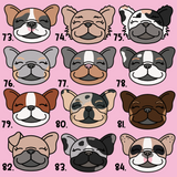 French Bulldog Embroidered Makeup Bag