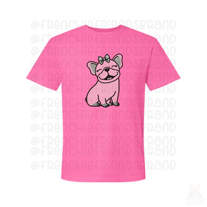 Pink Frenchie Tee