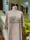 Leopard Frenchie Mama Embroidered Tee