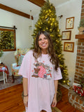 Pink Christmas Tee