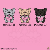 My Frenchie Is My Valentine Embroidered Crewneck (Select Your Frenchie)