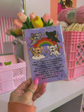 Rainbow Bridge Frenchies 4x6 Mini Print