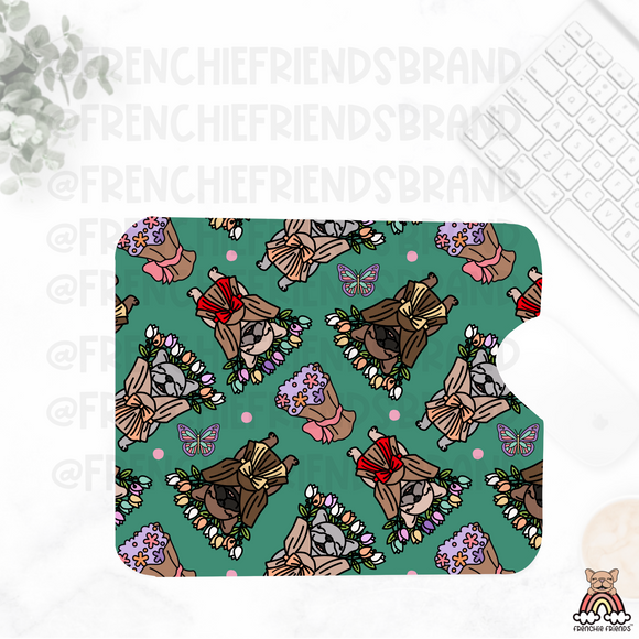 Blooming Frenchies Mousepad