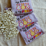 My Frenchie Is My Peep Embroidered Applique Crewneck