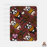 Sunflower Patch Sherpa Blanket