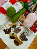 Felt Embroidered Frenchie Ornament