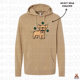 Lucky Little Frenchie Embroidered Hoodie (Select Your Frenchie)