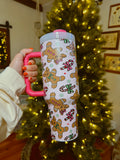 Gingerbread Frenchies Tumbler