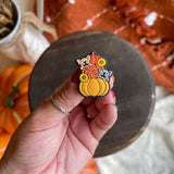 Hello Pumpkin Neutral Shoe Charm