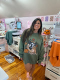 Autumn Leaves & Frenchies Please Crewneck
