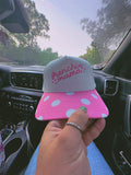 Frenchie Mama Canvas Embroidered Trucker Hat (Add On Frenchie/ Select Hat)