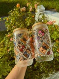 Team Frenchie 16 Oz Glass Can