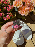 Chick Frenchie Shoe Charm