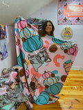 Hello Pumpkin Sherpa Blanket