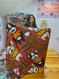 Sunflower Patch Sherpa Blanket