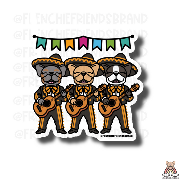 Cinco De Frenchie Single Sticker