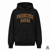 Oversized Frenchie Mom Embroidered Applique Hoodie