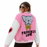 Frenchie Love Letterman Jacket