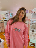 Bowtiful Frenchies Embroidered Crewneck