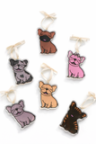 French Bulldog Acrylic Tie on Ornament ( Select Your Frenchie )