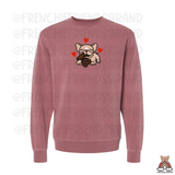 Beary In Love Embroidered Crewneck