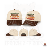 Thankful Blessed & Frenchie Obsessed Embroidered Hat
