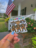 Cinco De Frenchie Single Sticker