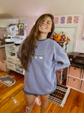 Three Frenchie Ghost Embroidered Crewneck