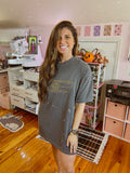 Frenchieween Town University Embroidered Tee