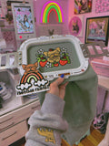 Love Grows Where Frenchies Go Embroidered Boxy Crewneck