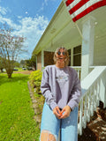 Three Frenchie Ghost Embroidered Crewneck