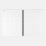 Lets Make Plans Frenchie Hardcover Planner