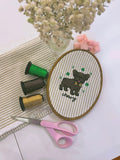Lucky Little Frenchie Hoop Art