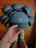 Denim Navy Frenchies Unstructured Embroidered Hat