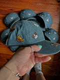 Denim Navy Frenchies Unstructured Embroidered Hat