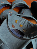Denim Navy Frenchies Unstructured Embroidered Hat