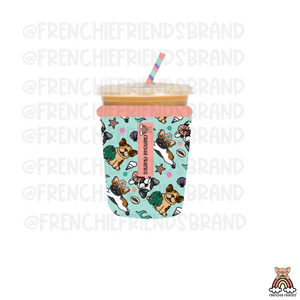 Coastal Frenchies Coffee Sleeve