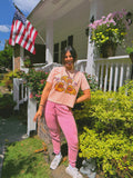 Croissant Frenchies Conservative Cropped Tee (Boxy)