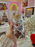 Bring Me Frenchies Not Flowers 16 oz Glass Can