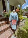 Patritoic Frenchies ( Front & Back) Tee