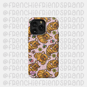 Croissant Frenchies Phone Case