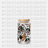 Frenchie Planters 16 Oz Glass Can