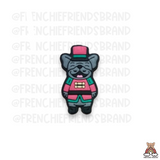 Nutcracker Frenchie Shoe Charm