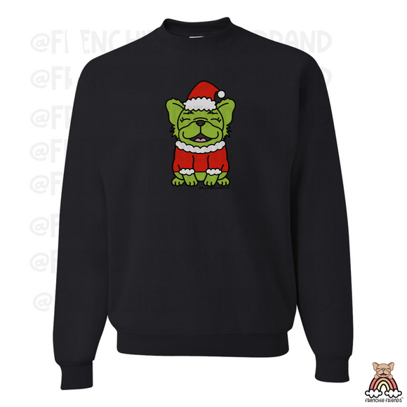 Grumpy Christmas Frenchie Crewneck